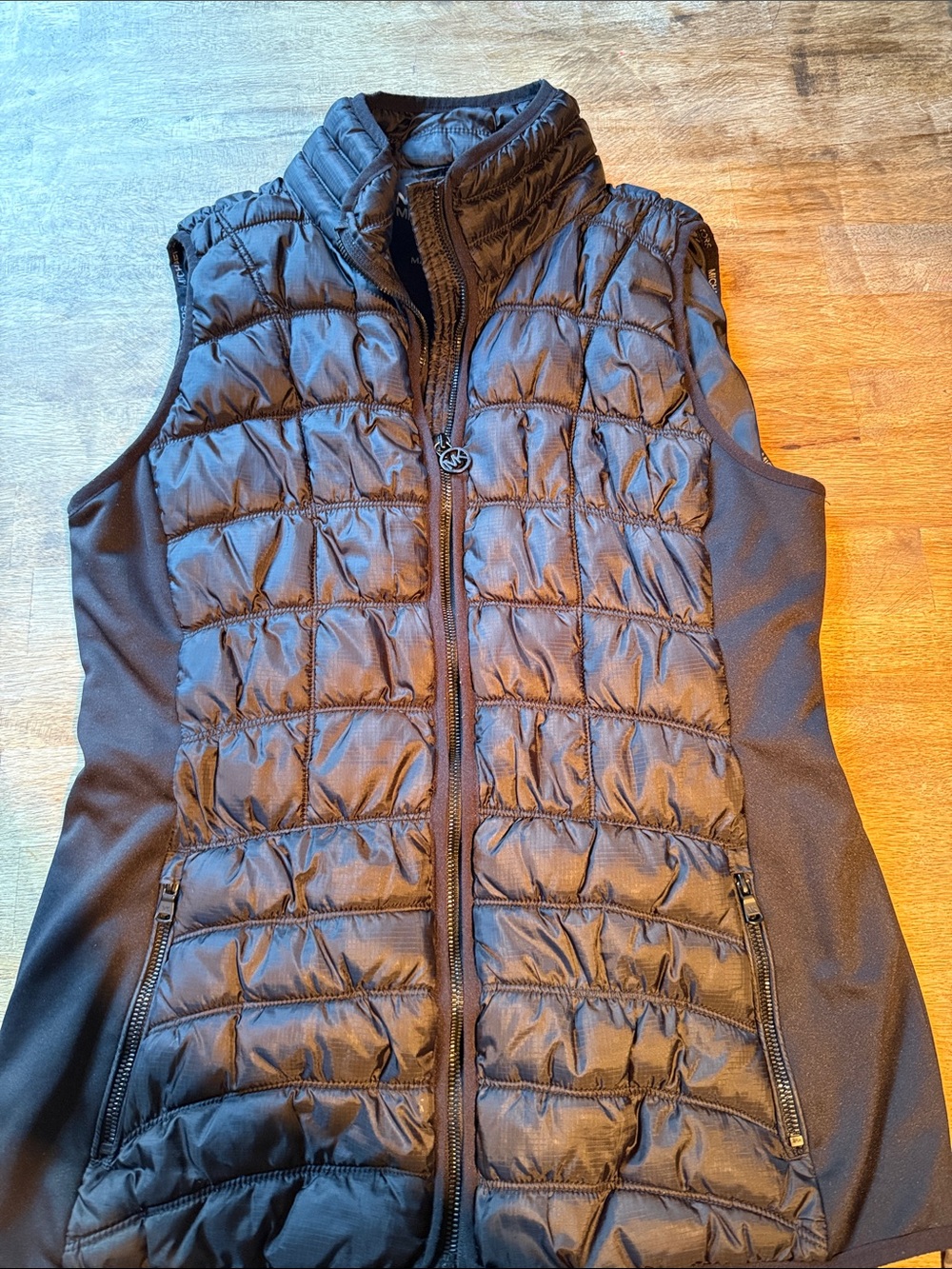 Michael Kors Black Quilted Puffer Vest
